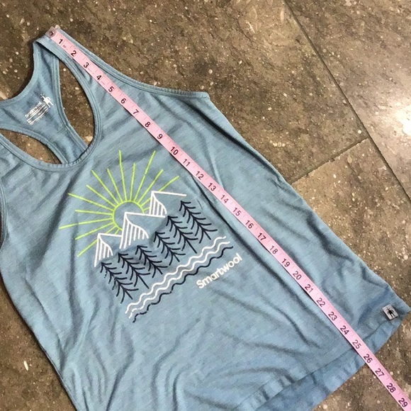 Smartwool graphic tank, M, blue - Picture 5 of 12